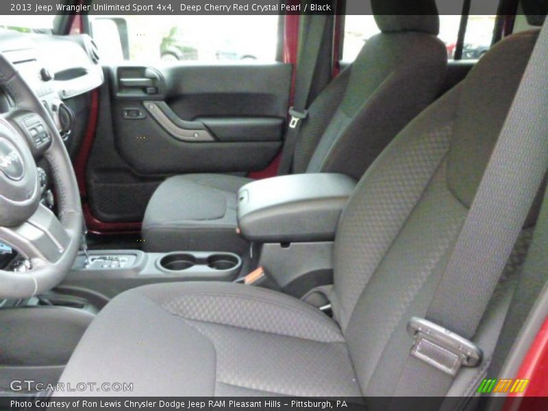 Deep Cherry Red Crystal Pearl / Black 2013 Jeep Wrangler Unlimited Sport 4x4