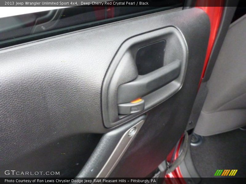 Deep Cherry Red Crystal Pearl / Black 2013 Jeep Wrangler Unlimited Sport 4x4