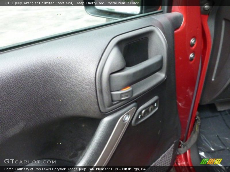 Deep Cherry Red Crystal Pearl / Black 2013 Jeep Wrangler Unlimited Sport 4x4