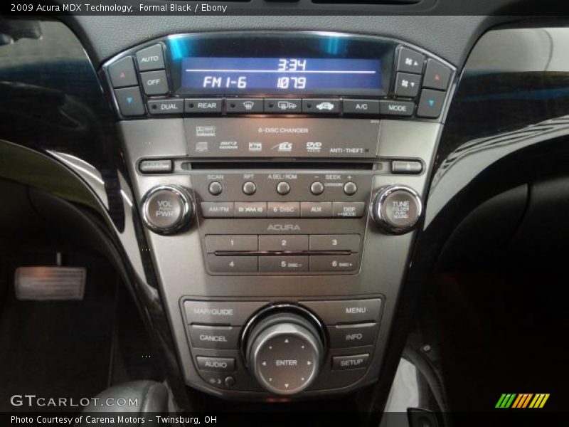 Formal Black / Ebony 2009 Acura MDX Technology