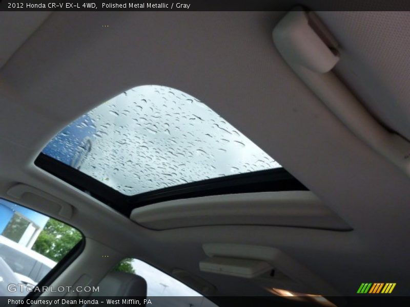 Polished Metal Metallic / Gray 2012 Honda CR-V EX-L 4WD