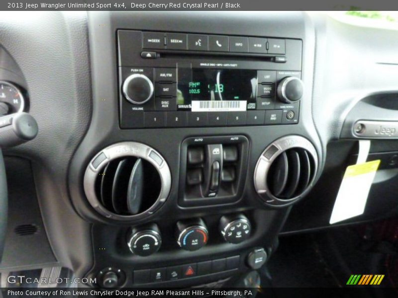 Deep Cherry Red Crystal Pearl / Black 2013 Jeep Wrangler Unlimited Sport 4x4