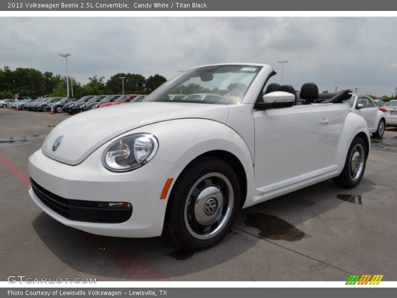 Candy White / Titan Black 2013 Volkswagen Beetle 2.5L Convertible