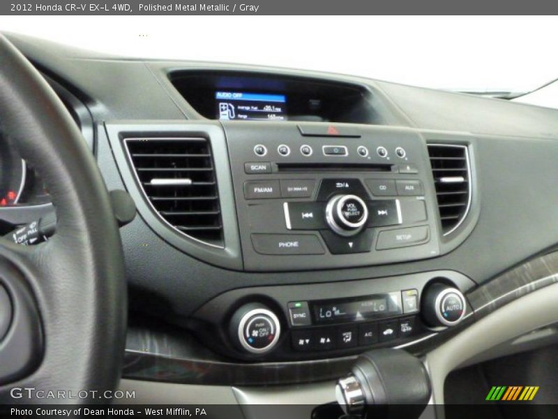 Polished Metal Metallic / Gray 2012 Honda CR-V EX-L 4WD