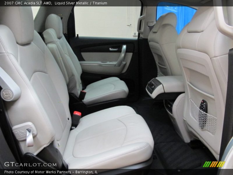 Liquid Silver Metallic / Titanium 2007 GMC Acadia SLT AWD