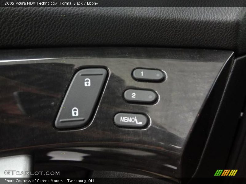 Formal Black / Ebony 2009 Acura MDX Technology