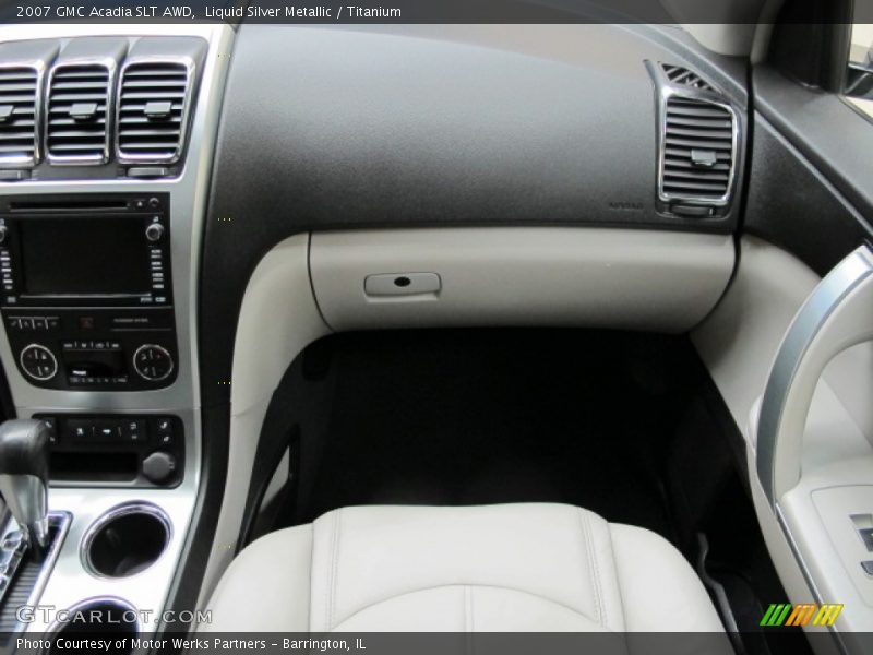 Liquid Silver Metallic / Titanium 2007 GMC Acadia SLT AWD