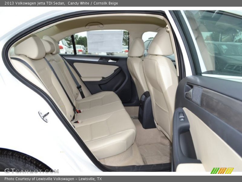 Candy White / Cornsilk Beige 2013 Volkswagen Jetta TDI Sedan