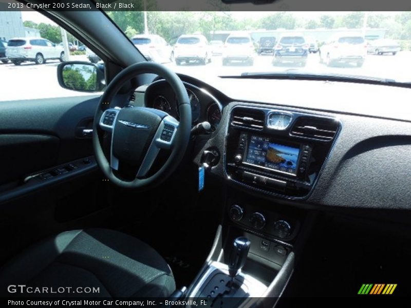 Black / Black 2013 Chrysler 200 S Sedan