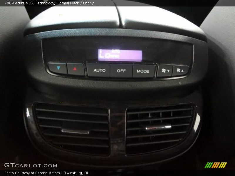 Formal Black / Ebony 2009 Acura MDX Technology