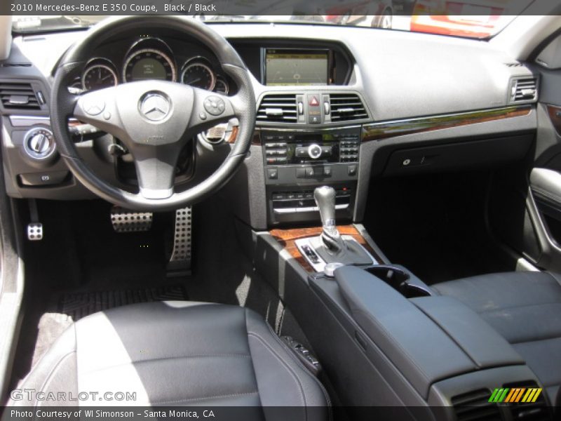 Black / Black 2010 Mercedes-Benz E 350 Coupe