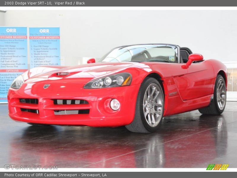 Viper Red / Black 2003 Dodge Viper SRT-10