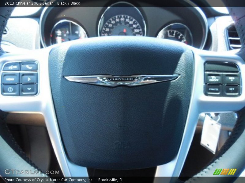 Black / Black 2013 Chrysler 200 S Sedan