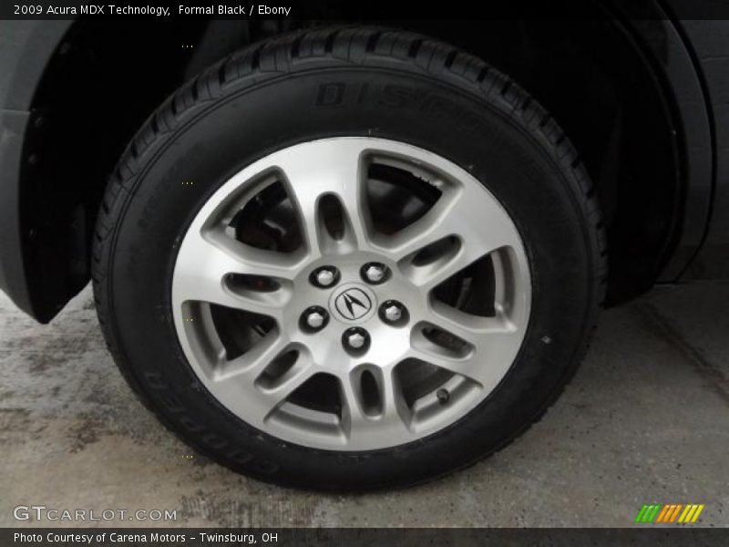 Formal Black / Ebony 2009 Acura MDX Technology
