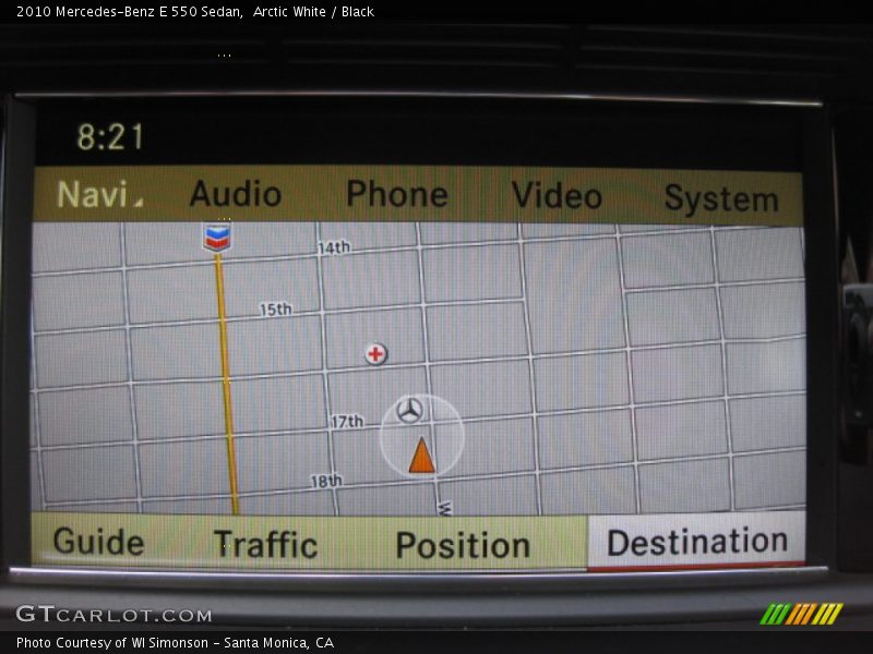 Arctic White / Black 2010 Mercedes-Benz E 550 Sedan