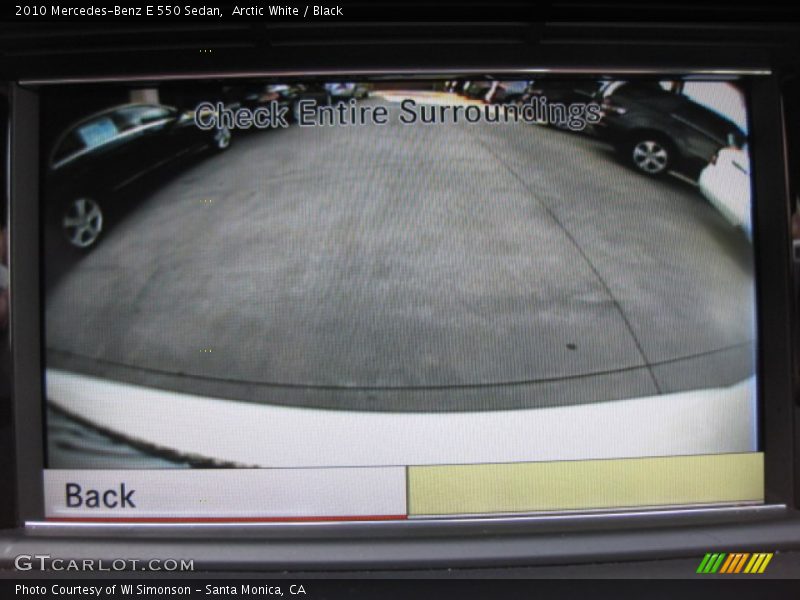 Arctic White / Black 2010 Mercedes-Benz E 550 Sedan