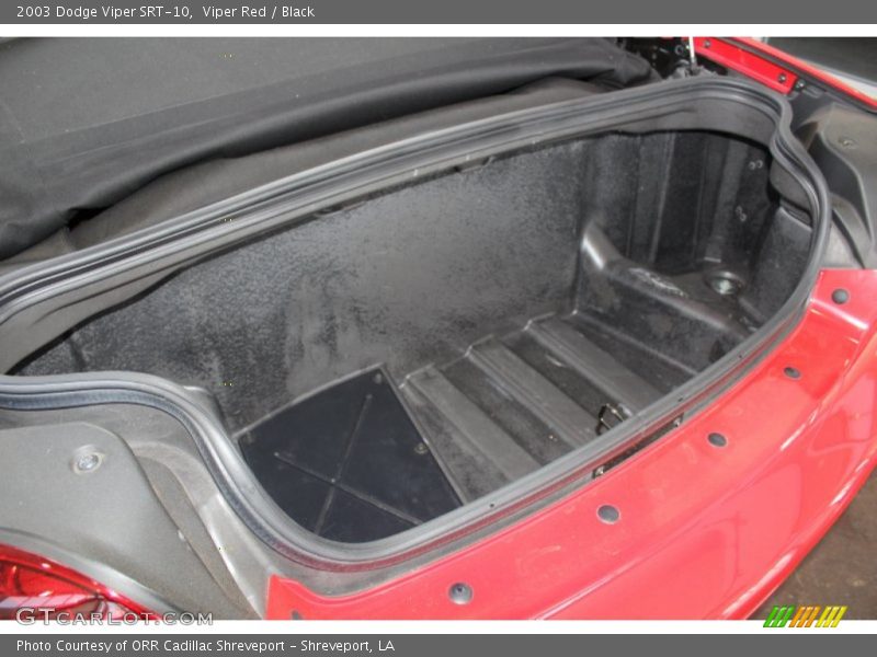  2003 Viper SRT-10 Trunk
