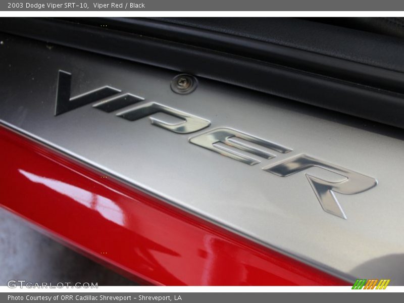 Viper Red / Black 2003 Dodge Viper SRT-10