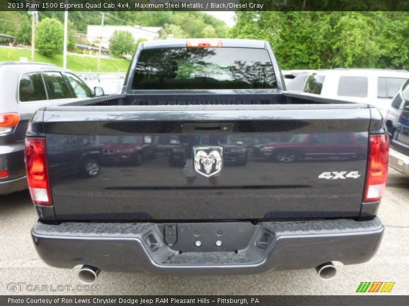 Maximum Steel Metallic / Black/Diesel Gray 2013 Ram 1500 Express Quad Cab 4x4