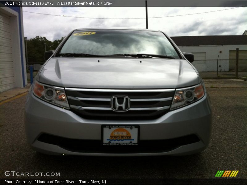 Alabaster Silver Metallic / Gray 2011 Honda Odyssey EX-L