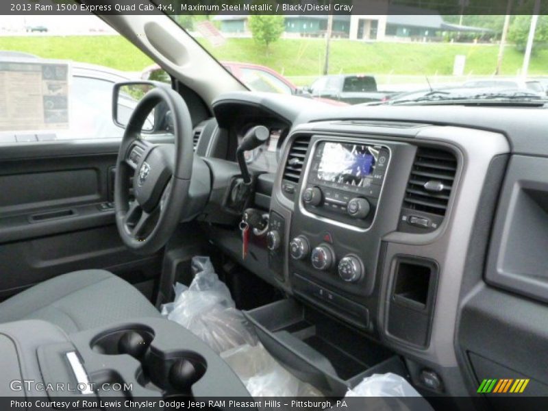 Maximum Steel Metallic / Black/Diesel Gray 2013 Ram 1500 Express Quad Cab 4x4