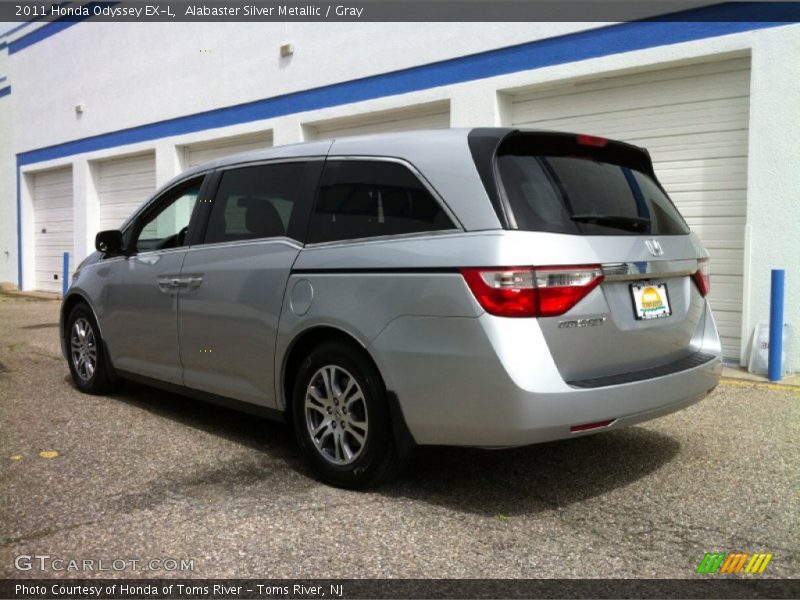 Alabaster Silver Metallic / Gray 2011 Honda Odyssey EX-L