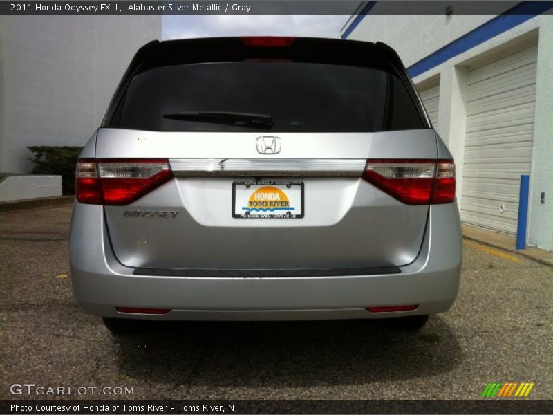 Alabaster Silver Metallic / Gray 2011 Honda Odyssey EX-L