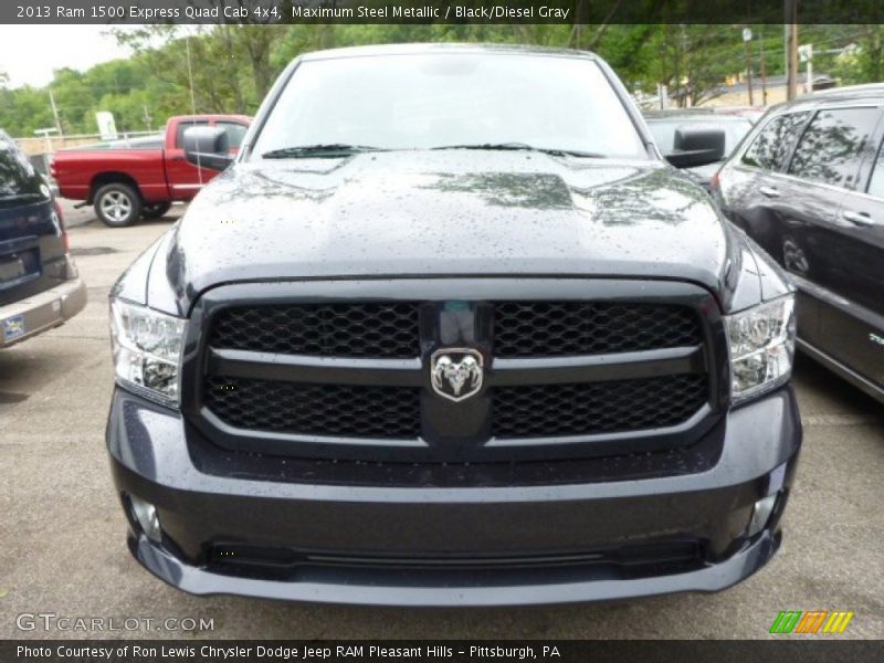 Maximum Steel Metallic / Black/Diesel Gray 2013 Ram 1500 Express Quad Cab 4x4