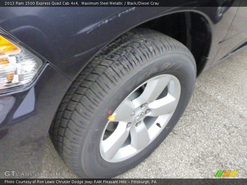 Maximum Steel Metallic / Black/Diesel Gray 2013 Ram 1500 Express Quad Cab 4x4
