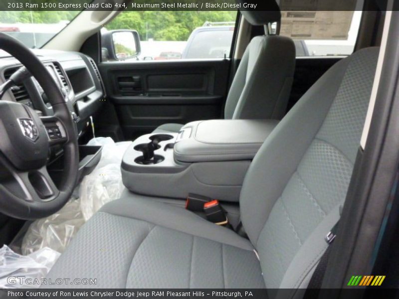 Maximum Steel Metallic / Black/Diesel Gray 2013 Ram 1500 Express Quad Cab 4x4