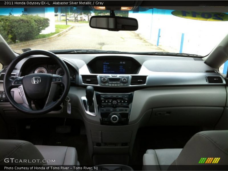 Alabaster Silver Metallic / Gray 2011 Honda Odyssey EX-L