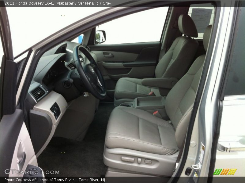 Alabaster Silver Metallic / Gray 2011 Honda Odyssey EX-L