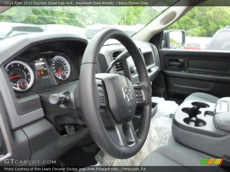 Maximum Steel Metallic / Black/Diesel Gray 2013 Ram 1500 Express Quad Cab 4x4