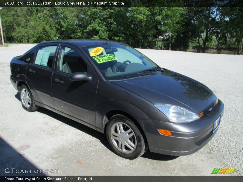 Liquid Grey Metallic / Medium Graphite 2003 Ford Focus SE Sedan