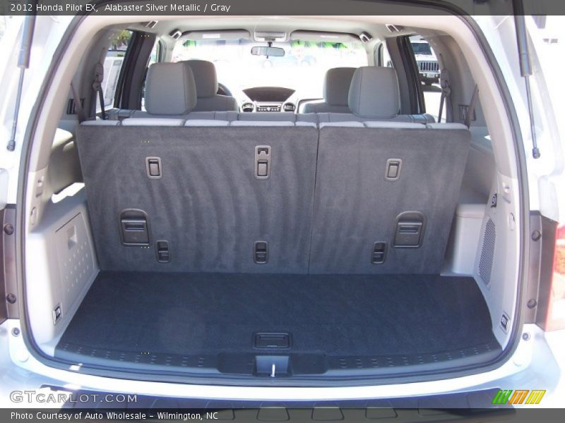 Alabaster Silver Metallic / Gray 2012 Honda Pilot EX
