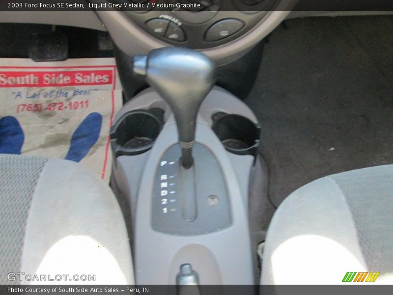 Liquid Grey Metallic / Medium Graphite 2003 Ford Focus SE Sedan