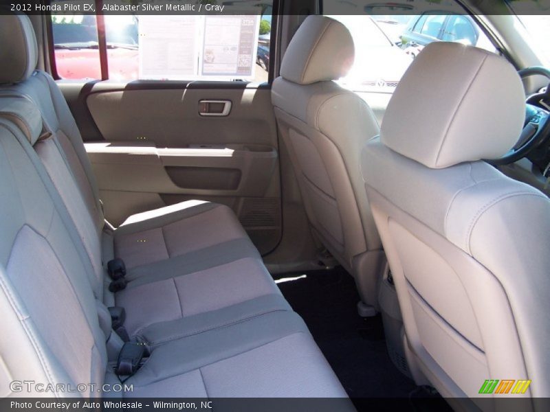 Alabaster Silver Metallic / Gray 2012 Honda Pilot EX