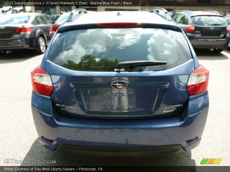 Marine Blue Pearl / Black 2013 Subaru Impreza 2.0i Sport Premium 5 Door