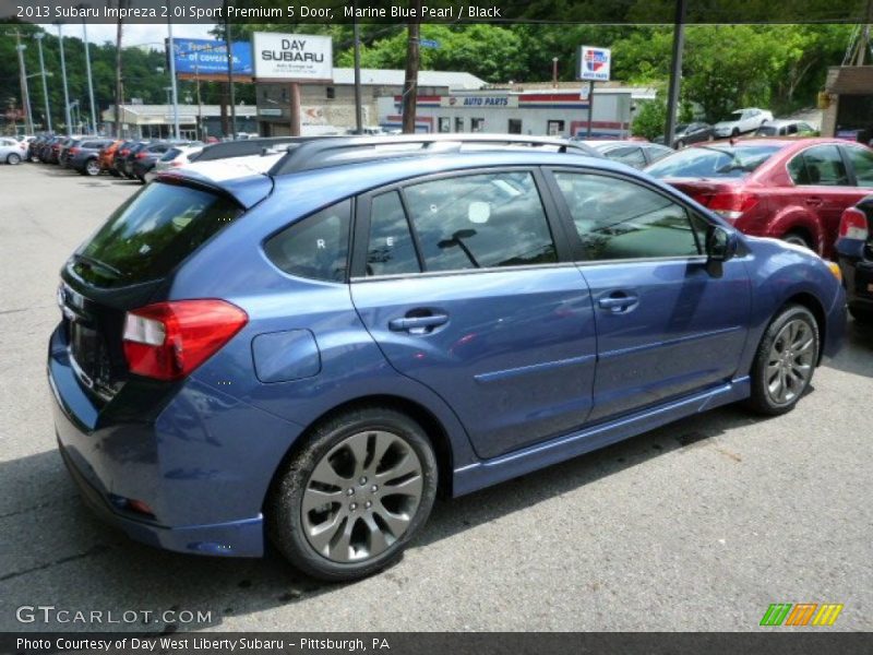 Marine Blue Pearl / Black 2013 Subaru Impreza 2.0i Sport Premium 5 Door