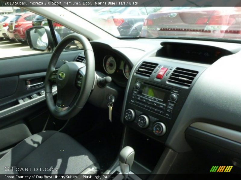 Marine Blue Pearl / Black 2013 Subaru Impreza 2.0i Sport Premium 5 Door
