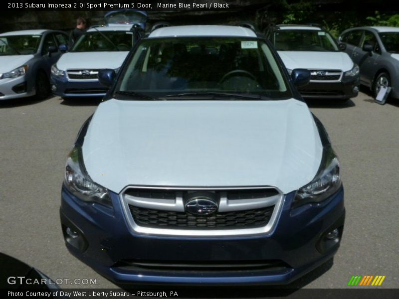 Marine Blue Pearl / Black 2013 Subaru Impreza 2.0i Sport Premium 5 Door