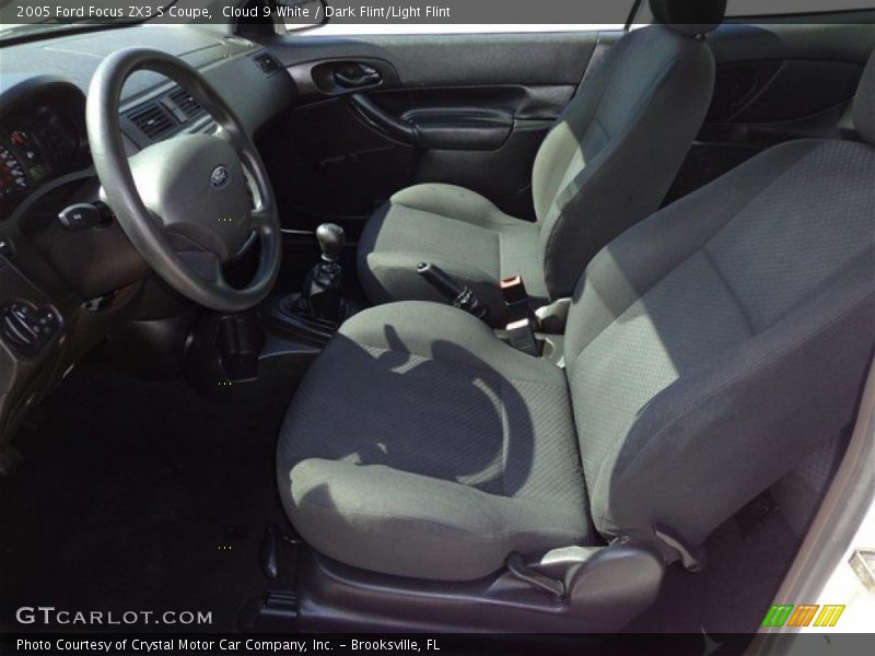 Cloud 9 White / Dark Flint/Light Flint 2005 Ford Focus ZX3 S Coupe