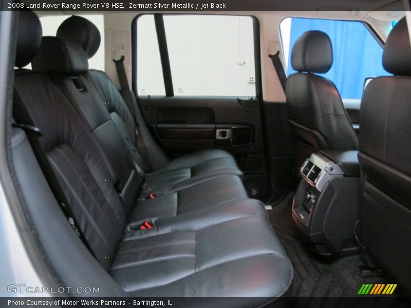 Zermatt Silver Metallic / Jet Black 2008 Land Rover Range Rover V8 HSE