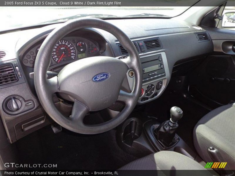 Cloud 9 White / Dark Flint/Light Flint 2005 Ford Focus ZX3 S Coupe