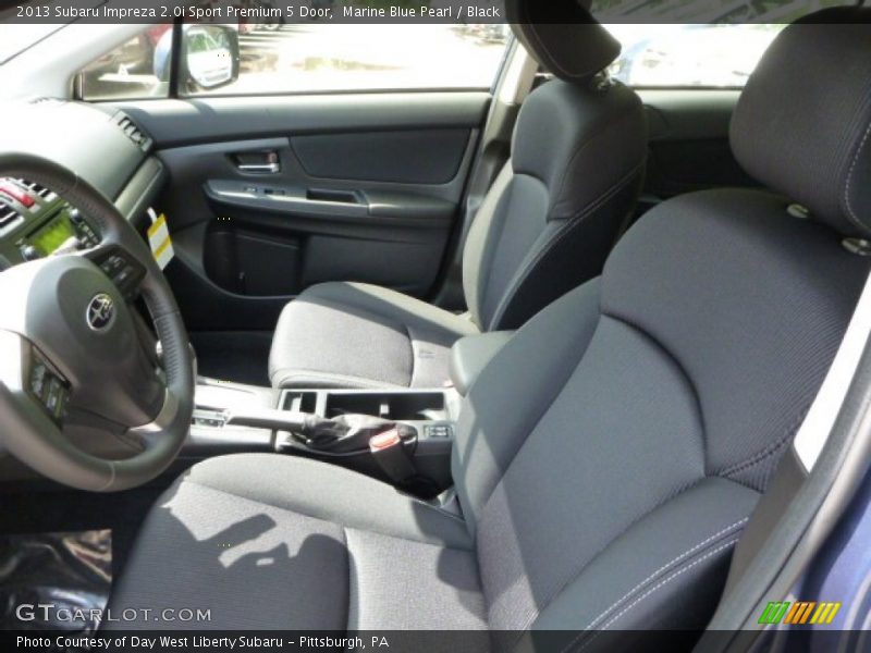 Marine Blue Pearl / Black 2013 Subaru Impreza 2.0i Sport Premium 5 Door