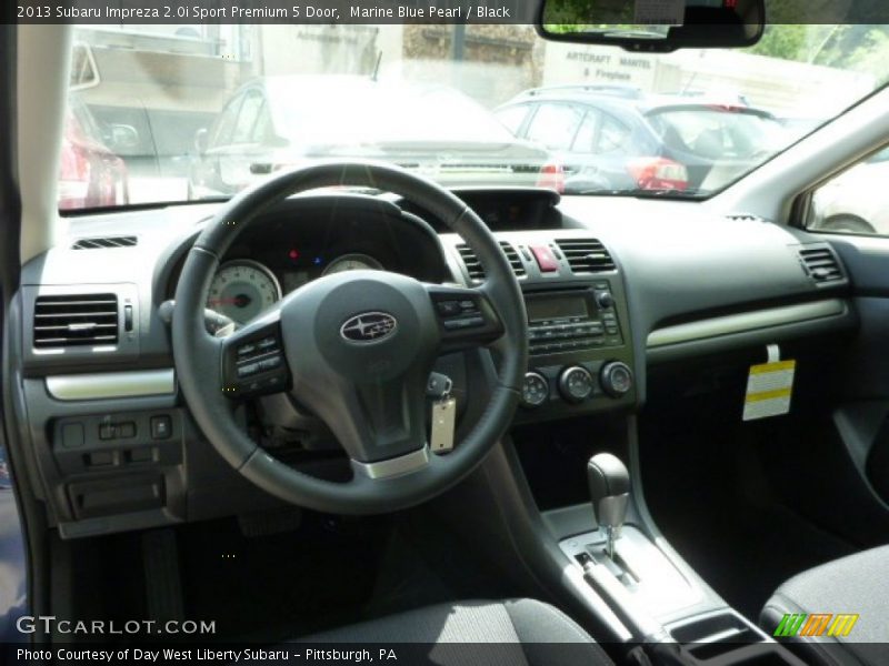 Marine Blue Pearl / Black 2013 Subaru Impreza 2.0i Sport Premium 5 Door