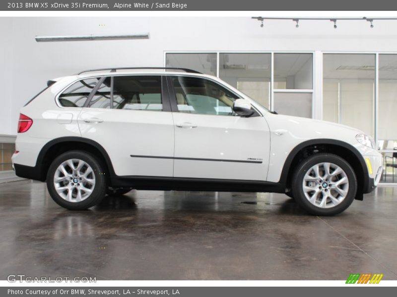 Alpine White / Sand Beige 2013 BMW X5 xDrive 35i Premium