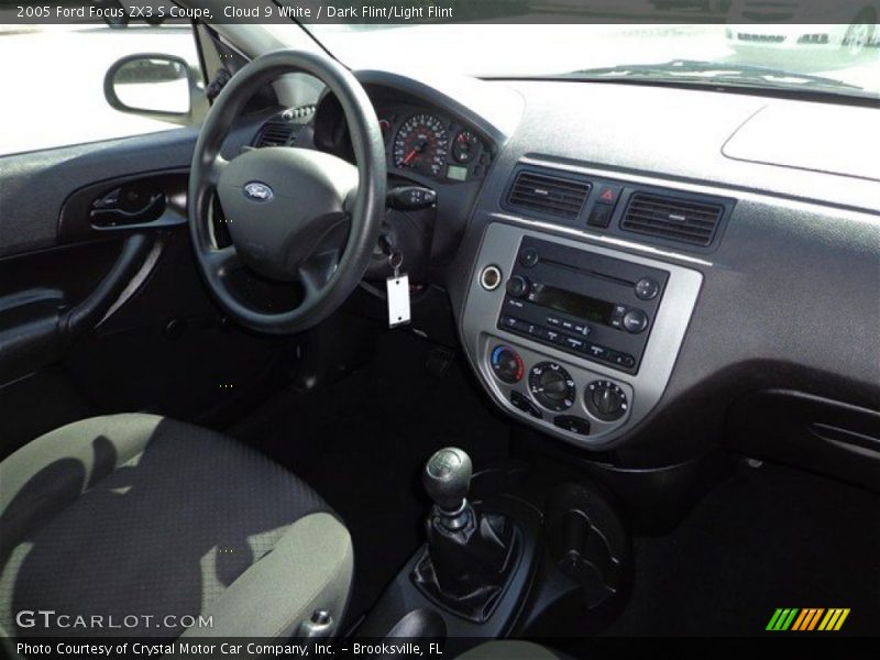Cloud 9 White / Dark Flint/Light Flint 2005 Ford Focus ZX3 S Coupe
