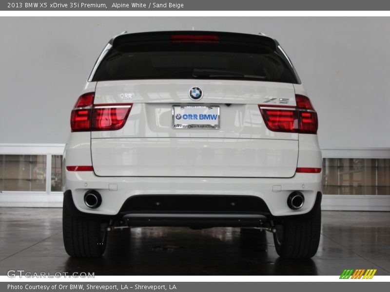 Alpine White / Sand Beige 2013 BMW X5 xDrive 35i Premium