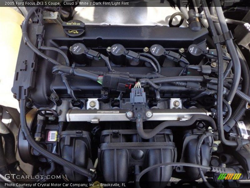 Cloud 9 White / Dark Flint/Light Flint 2005 Ford Focus ZX3 S Coupe